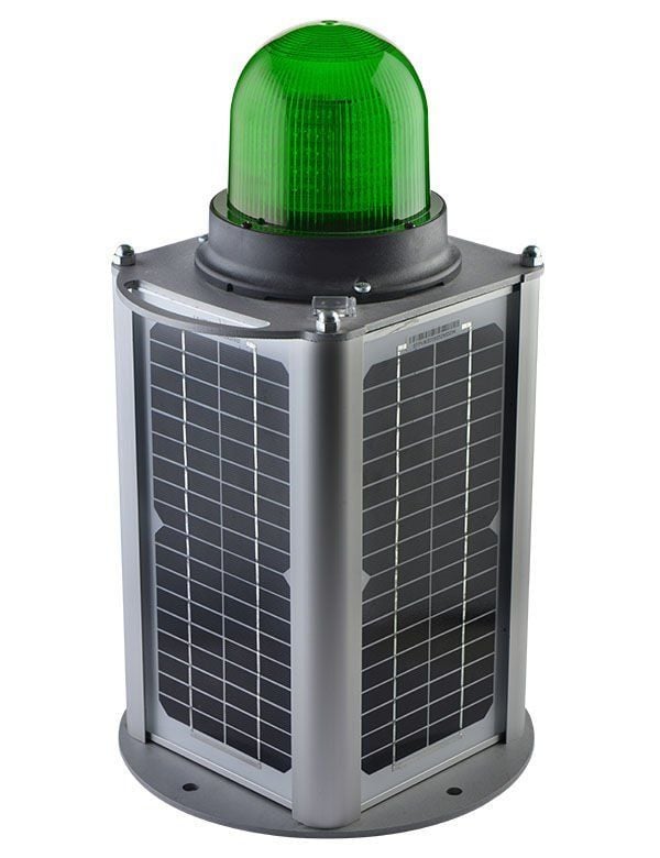 Mucco SNT-U125-SLT25-2 Tabana Montaj Solar Panelli Uçak İkaz Lambası