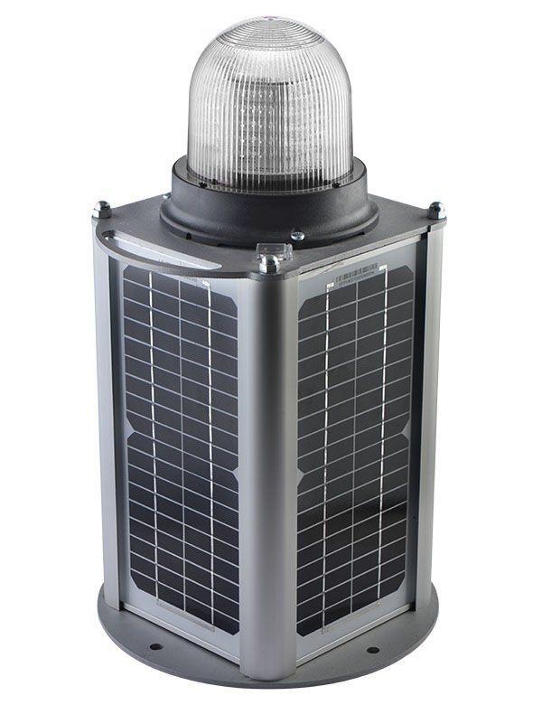 Mucco SNT-U125-SLT25-5 Tabana Montaj Solar Panelli Uçak İkaz Lambası