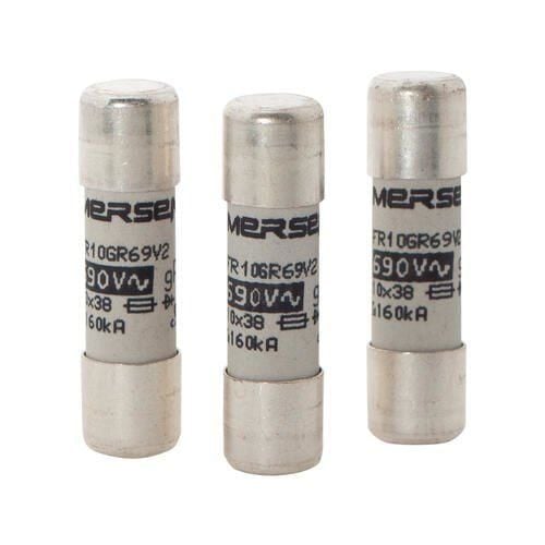 Mersen FR10GG50V25 Porselen Gecikmeli Sigorta GG 10X38 25A  500V