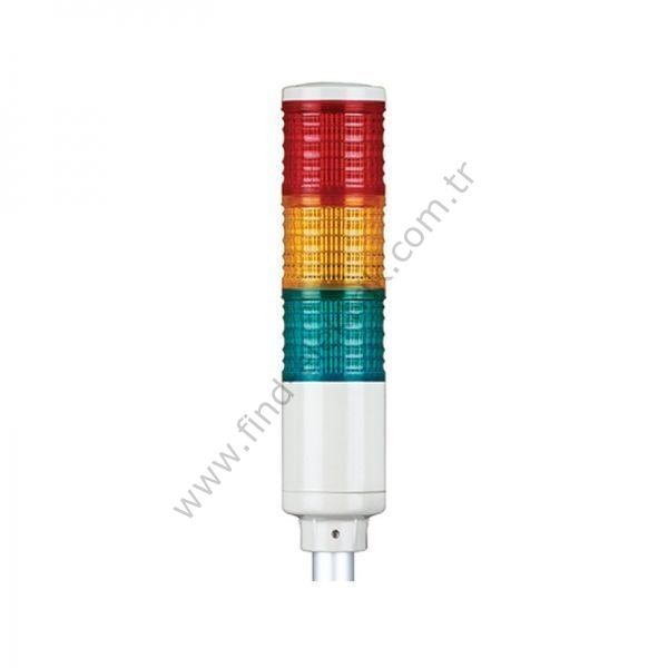 Qlight ST45LF-3-220-RAG 220V AC, Kalıcı Işık / Flaşör