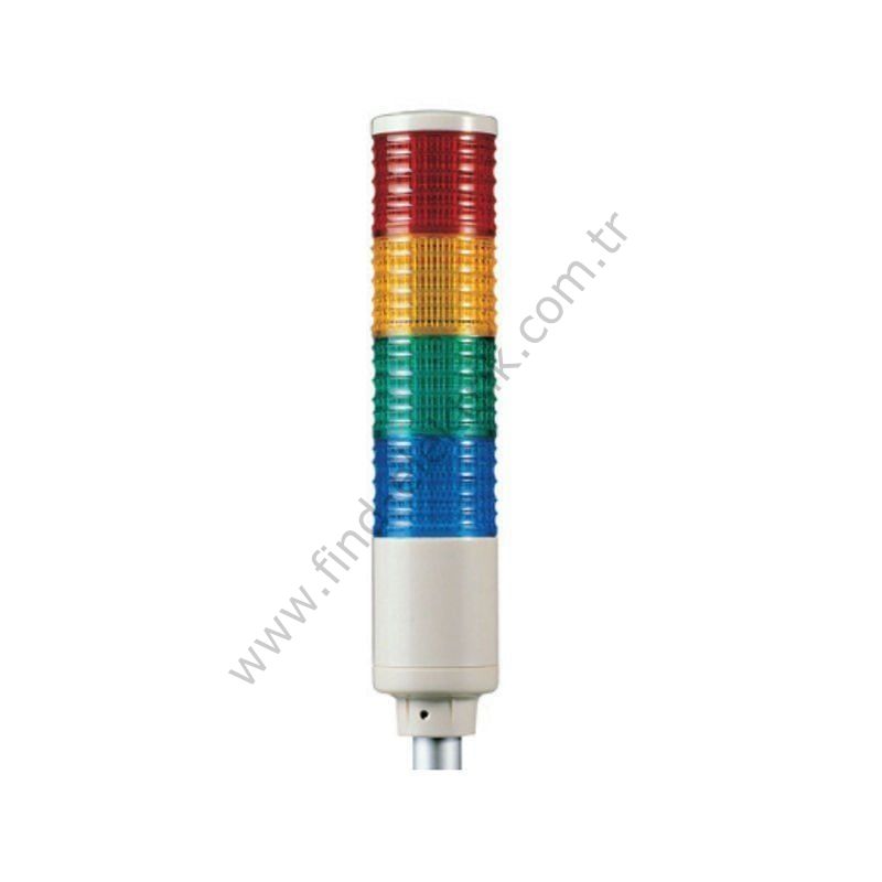 Qlight ST45LF-BZ-4-24-RAGB 24V AC/DC, Kalıcı Işık /Flaşör Ve Buzzer