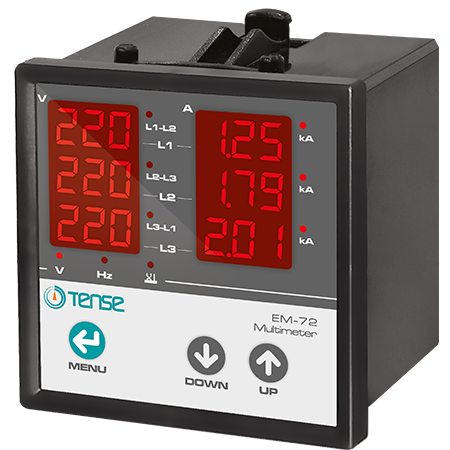 Tense EM-250D 6×3 Hane LED Display Ekranlı Direkt Multimetre (250A)