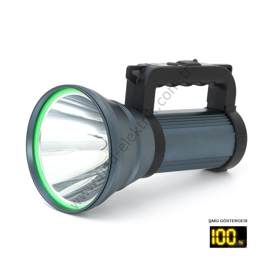 Watton WT-411 200W Güçlü Şarjlı Projektör El Feneri