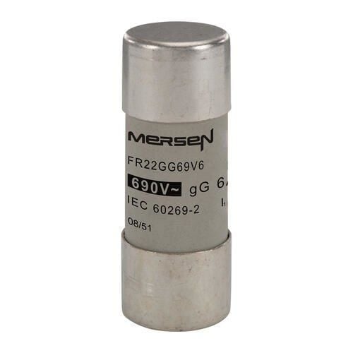 Mersen FR22GG69V6 Porselen Gecikmeli Sigorta GG 22X58 6A  690V