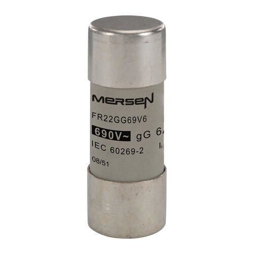 Mersen FR22GG69V6 Porselen Gecikmeli Sigorta GG 22X58 6A  690V