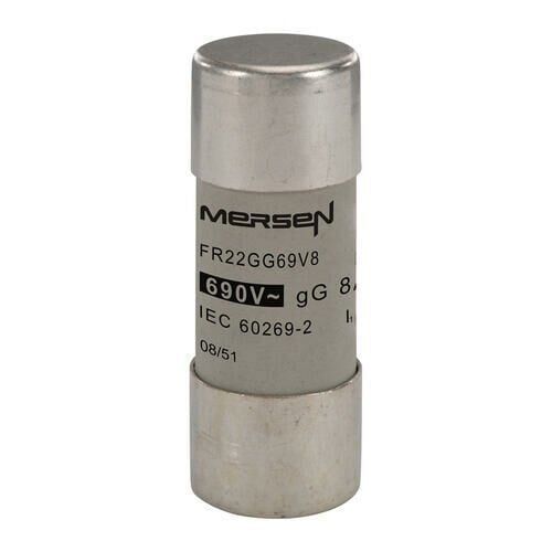 Mersen FR22GG69V8 Porselen Gecikmeli Sigorta GG 22X58 8A  690V