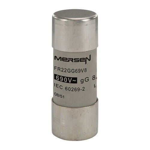 Mersen FR22GG69V8 Porselen Gecikmeli Sigorta GG 22X58 8A  690V