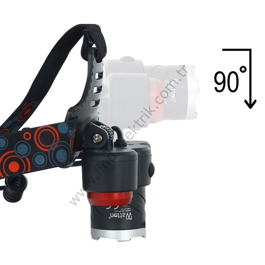 Watton WT-632 6000 Lümen Şarjlı Kafa Lambası