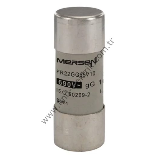 Mersen FR22GG69V10 Porselen Gecikmeli Sigorta GG 22X58 10A  690V