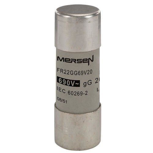 Mersen FR22GG69V20 Porselen Gecikmeli Sigorta GG 22X58 20A  690V