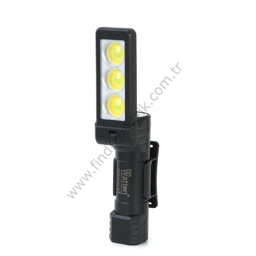Watton WT-706 Şarjlı Mıktanıslı Çalışma Lambası Kafa Işığı