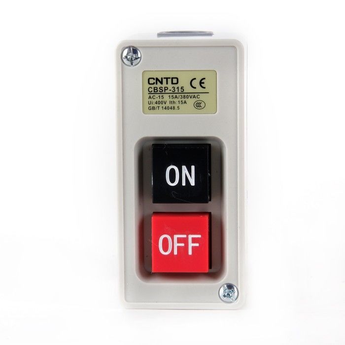 Cntd CBSN-315 Metal Sıva Üstü 3x15A 380V AC 2,2 Kw Kutulu Şartel