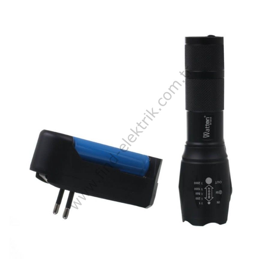 Watton WT-023 En Güçlü Şarjlı El Feneri