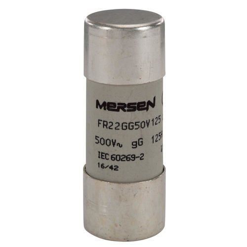 Mersen FR22GG69V125 Porselen Gecikmeli Sigorta GG 22X58 125A  690V