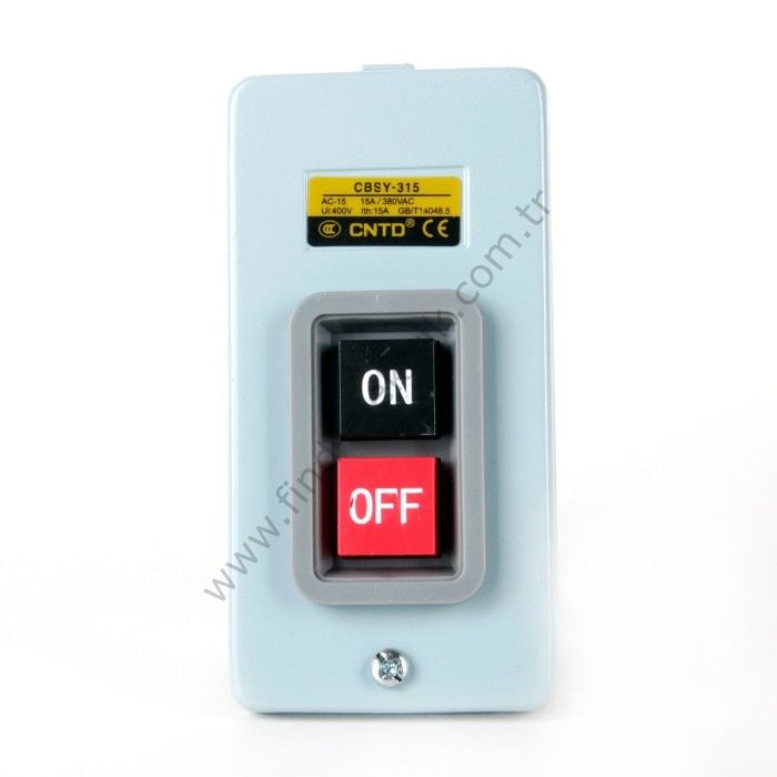 Cntd CBSY-315 Metal Ankastre 3x15A 380V AC 2,2 Kw Şalter
