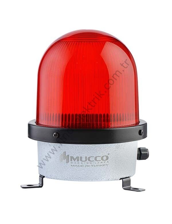 Mucco SNT-D12513-B-1 D Serisi Endüstriyel Buzzer İkaz Lambası 12-24V AC/DC