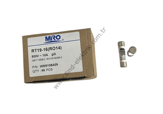 Miro RO14 8X31MM 500V AC 12 Amper Gecikmeli Sigorta