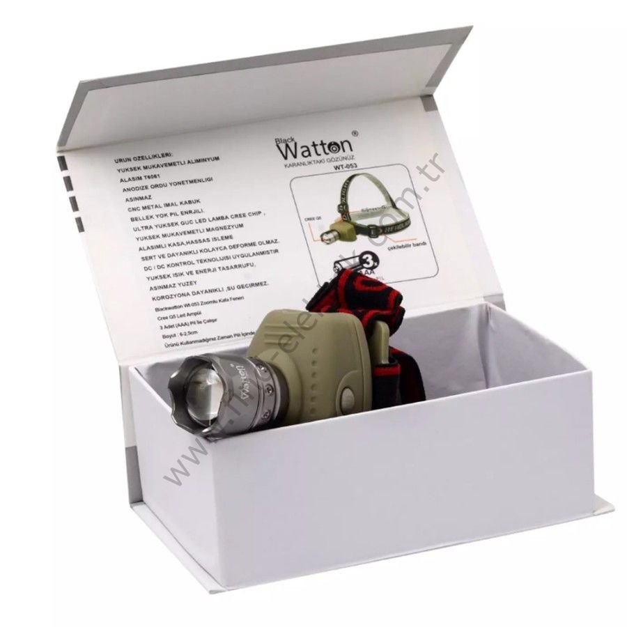 Watton WT-053 Süper Zoomlu Kafa Lambası