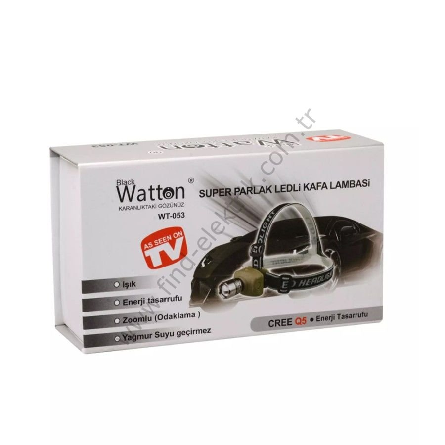 Watton WT-053 Süper Zoomlu Kafa Lambası