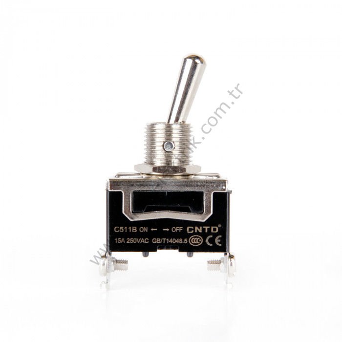 Cntd C511B C5 Serisi (15Amper)- Tek Kutuplu Toggle Anahtar