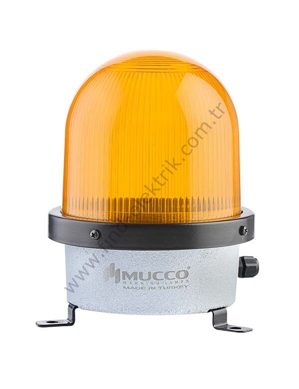 Mucco SNT-D12522-B-3 D Serisi Endüstriyel Buzzer İkaz Lambası 85-260V AC/DC