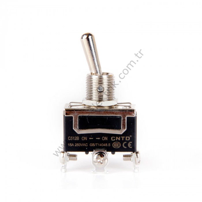 Cntd C512B C5 Serisi (15Amper)- Tek Kutuplu Toggle Anahtar
