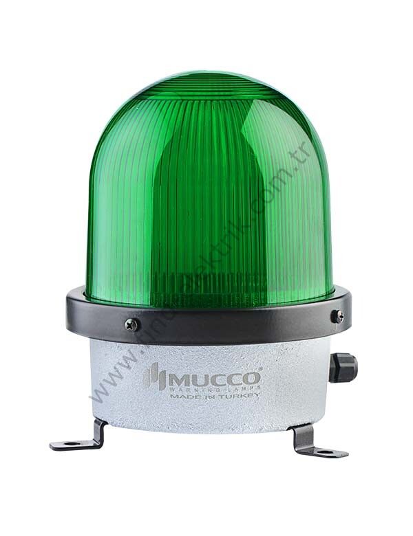 Mucco SNT-D12513-KFS-2 D Serisi Kafesli Endüstriyel İkaz Lambası 12-24V AC/DC