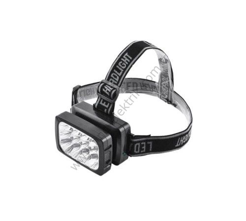 Watton WT-064 12 Ledli Güçlü Şarjlı Kafa Lambası