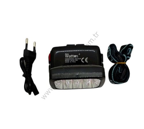 Watton WT-064 12 Ledli Güçlü Şarjlı Kafa Lambası