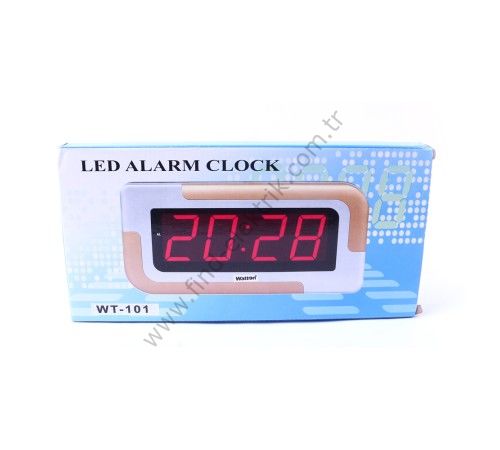 Watton WT-101 Lcd Masa Duvar Saati