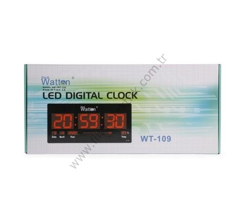 Watton WT-109 Dijital Duvar Ve Masa Saati