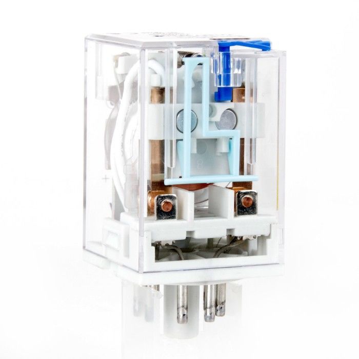 Butto 10FT-2PL/012DC (60.12-012DC) 10FT-2PL (60.12) Serisi Röle Kontak 2CO-10A 8 Pin Ledli