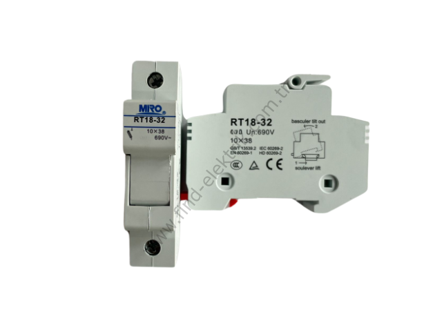 Miro RT18-32 10X38MM Tekli Sigorta Yuvası (1P)