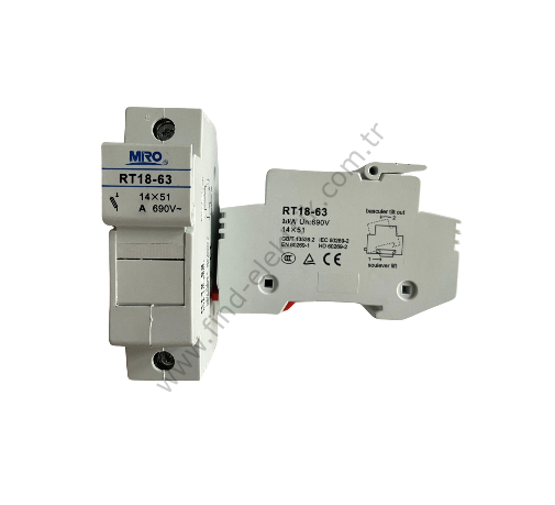 Miro RT-63 14X51MM Tekli Sigorta Yuvası (1P)