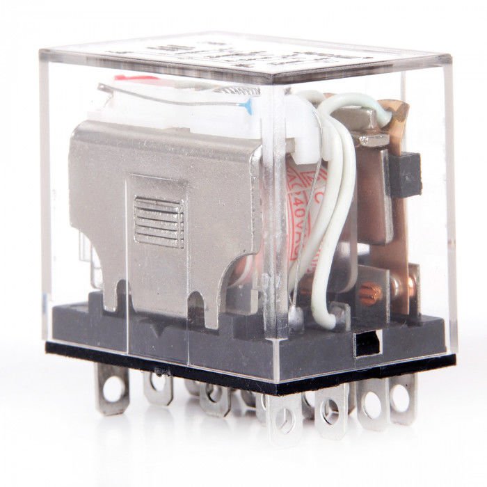 Butto 13F-4PL/012DC (LY4N-012DC) 13F (LYN4) Serisi Röle Kontak 4CO-5A 14 Pin Ledli