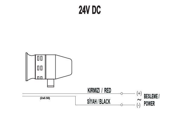 Mucco SNT-SL390-22 Motorlu Siren 220V