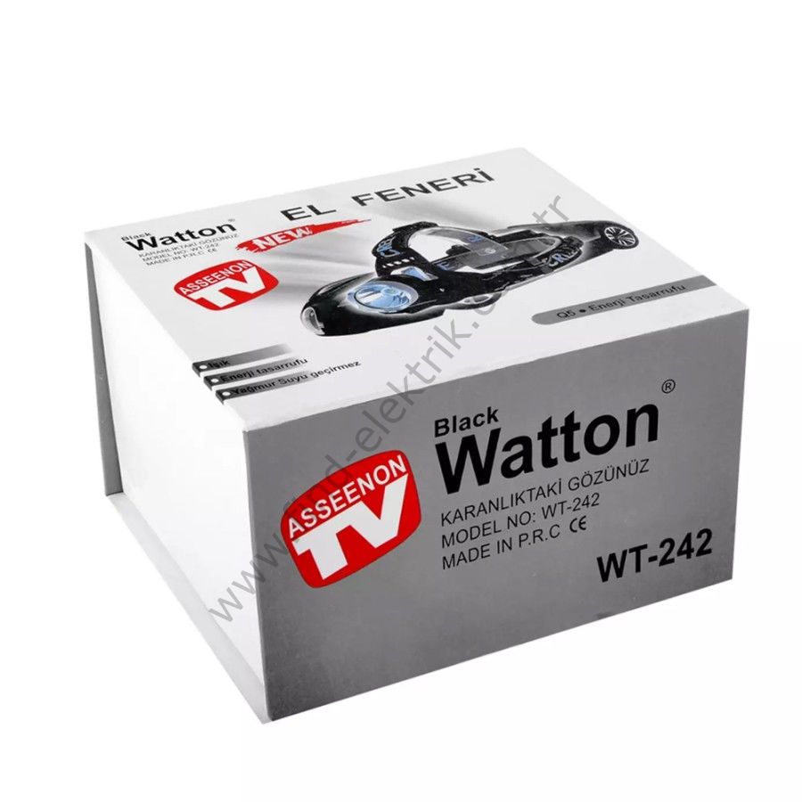Watton WT-242 Orjinal 800 Lümen T6 Şarjlı Kafa Feneri