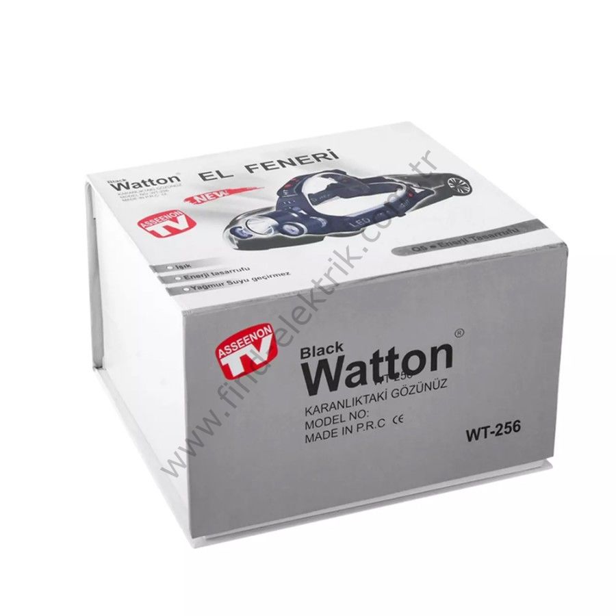 Watton WT-256 3 Başlıklı Şarjlı Kafa Feneri