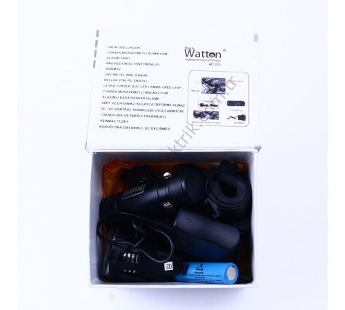 Watton WT-272 Profesyonel Bisiklet Lambası