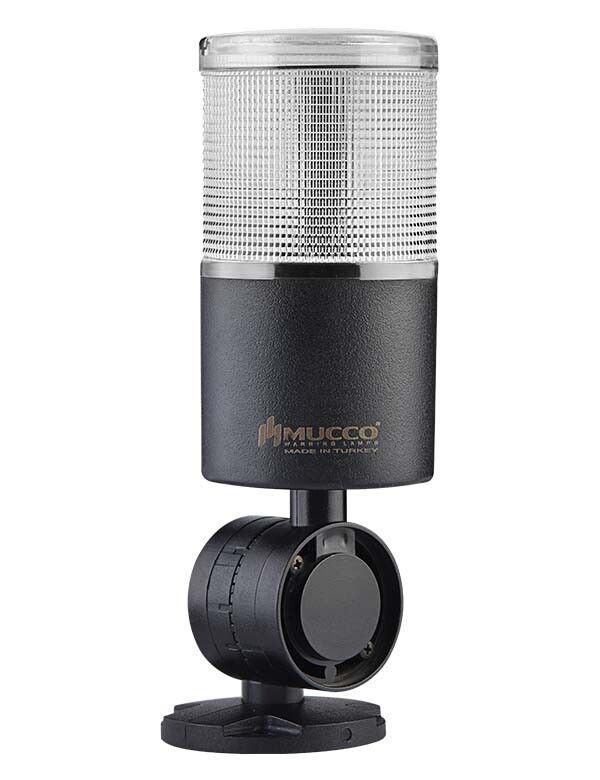 Mucco SNT-7013-C1-5-D  Beyaz Devrilme Aparatlı Işıklı Kolon Çakar 12-24V AC/DC