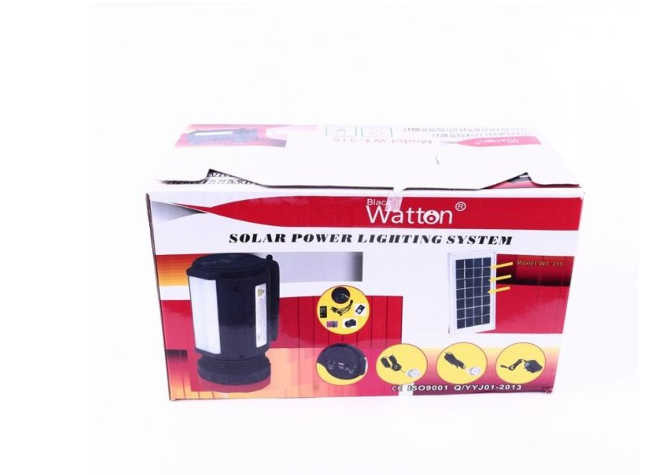 Watton WT-315 Solar Güneş Enerjili Fener Işıldak Led Ampül