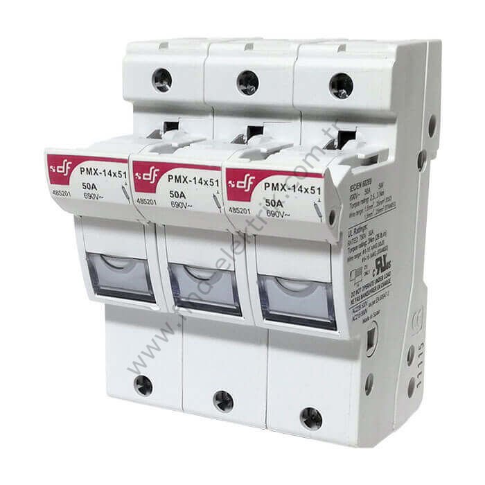 Df 485205 Sigorta Yuvası Pm-X 14X51 3P(Üçlü)