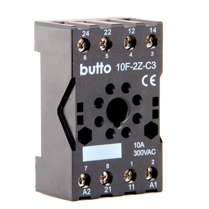 Butto 10F-2Z-C3 (SC-62) 10F (SC-6) Serisi Röle Soketleri