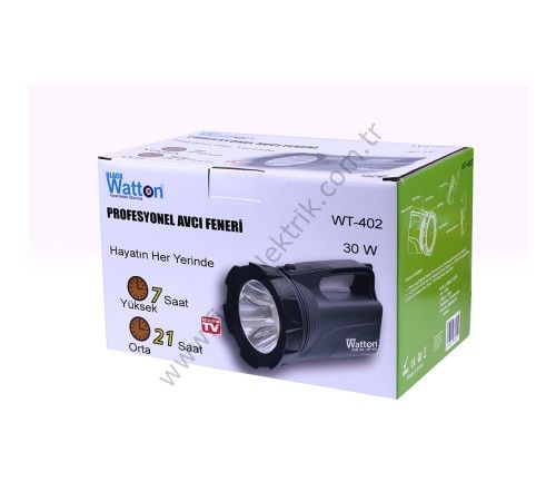 Watton WT-402 Profesyonel Avcı Feneri 30 W Gücünde