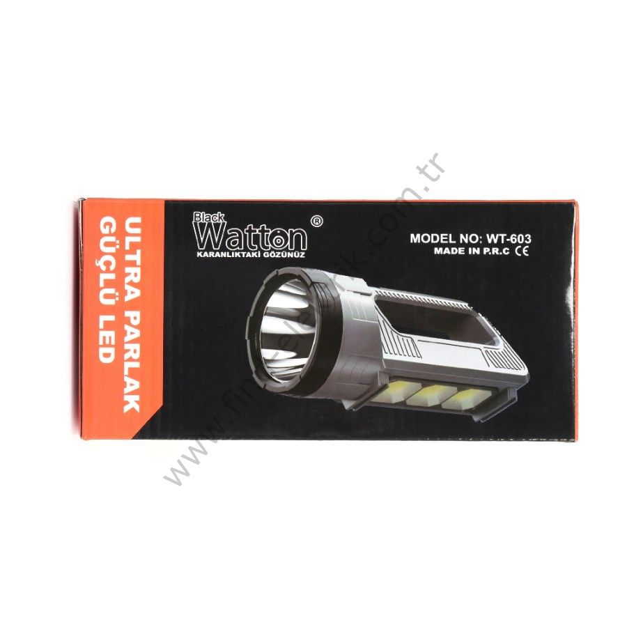 Watton WT-603 Güçlü Şarjlı Fener Masa Lambası