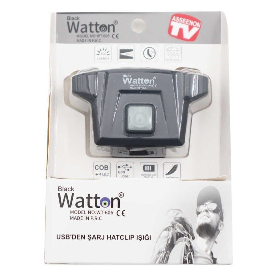 Watton WT-606 Şarjlı Baret Lambası