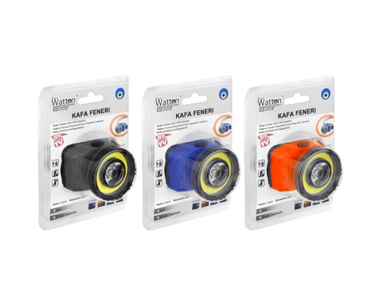 Watton WT-607 Güçlü Pilli Kafa Lambası