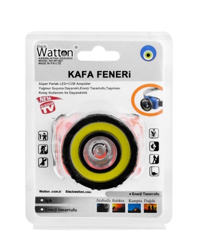 Watton WT-607 Güçlü Pilli Kafa Lambası