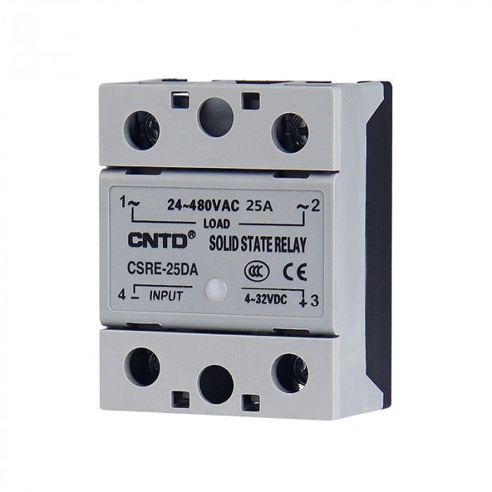 Cntd CSR-25DA CNTD DC-AC 1Faz SSR Giriş:3-32V DC Çıkış: 24-480V AC