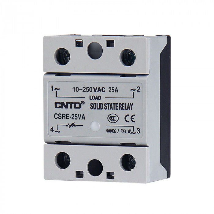 Cntd CSRE-4025VA CNTD Ohm-AC 1Kutup SSR Giriş: 500K Ohm Çıkış: 10-250V AC